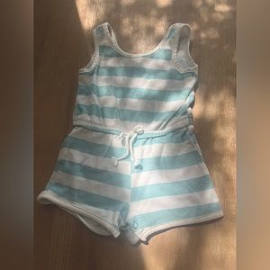 2T striped terry shortie